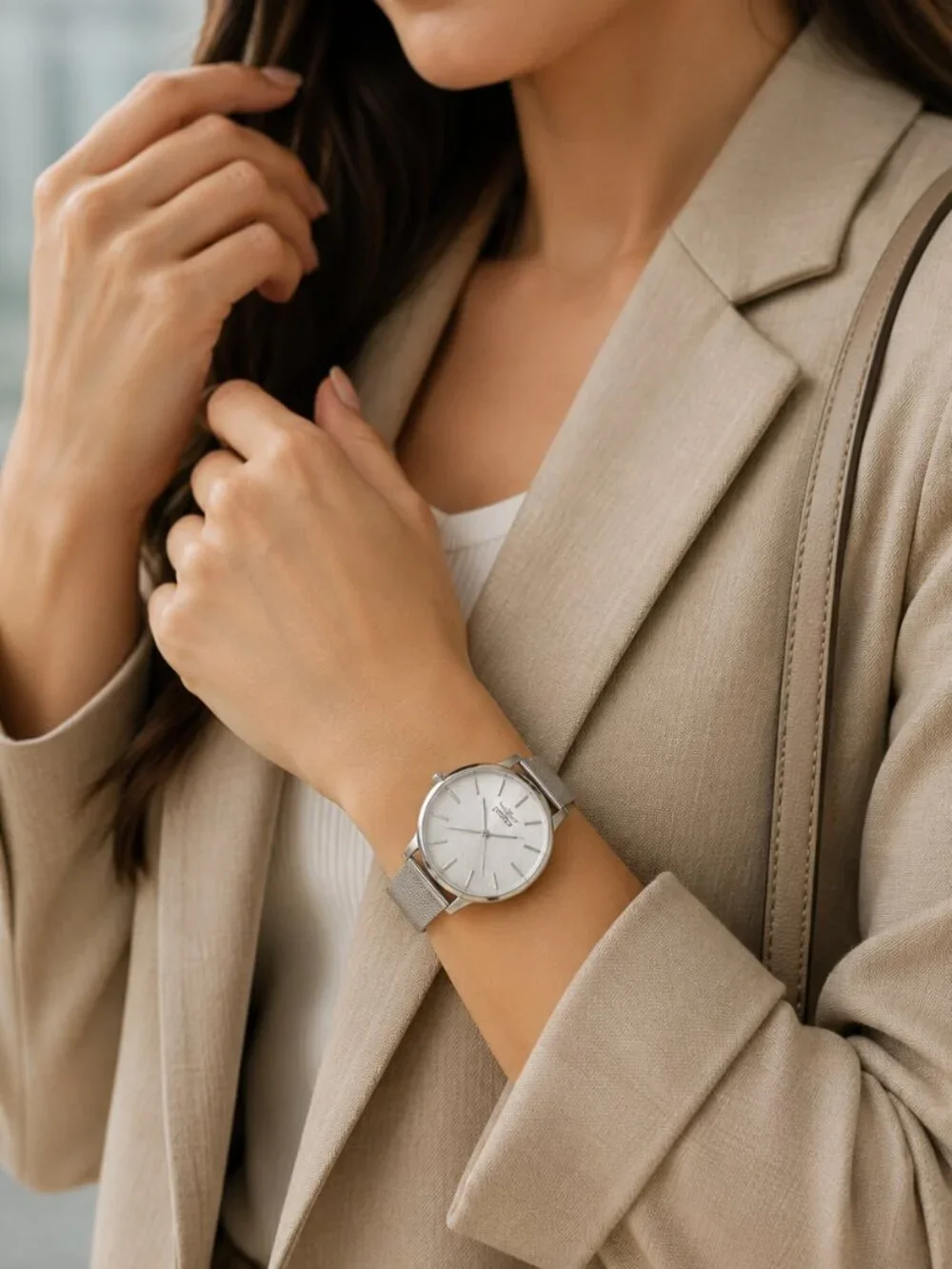 IInvicta Wildflower Maylen 48972 Silver Mesh Watch 38mm Unisex NIB